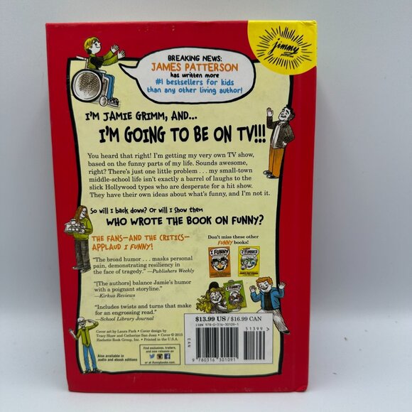 I Funny TV: A Middle School Story By James Patterson 1st Edition Hardcover 2015 - Picture 2 of 3